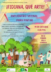 Encuentro vecinal para pintar